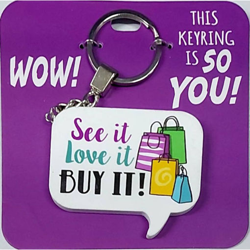 Picture of SEE IT BUY IT KEYRING